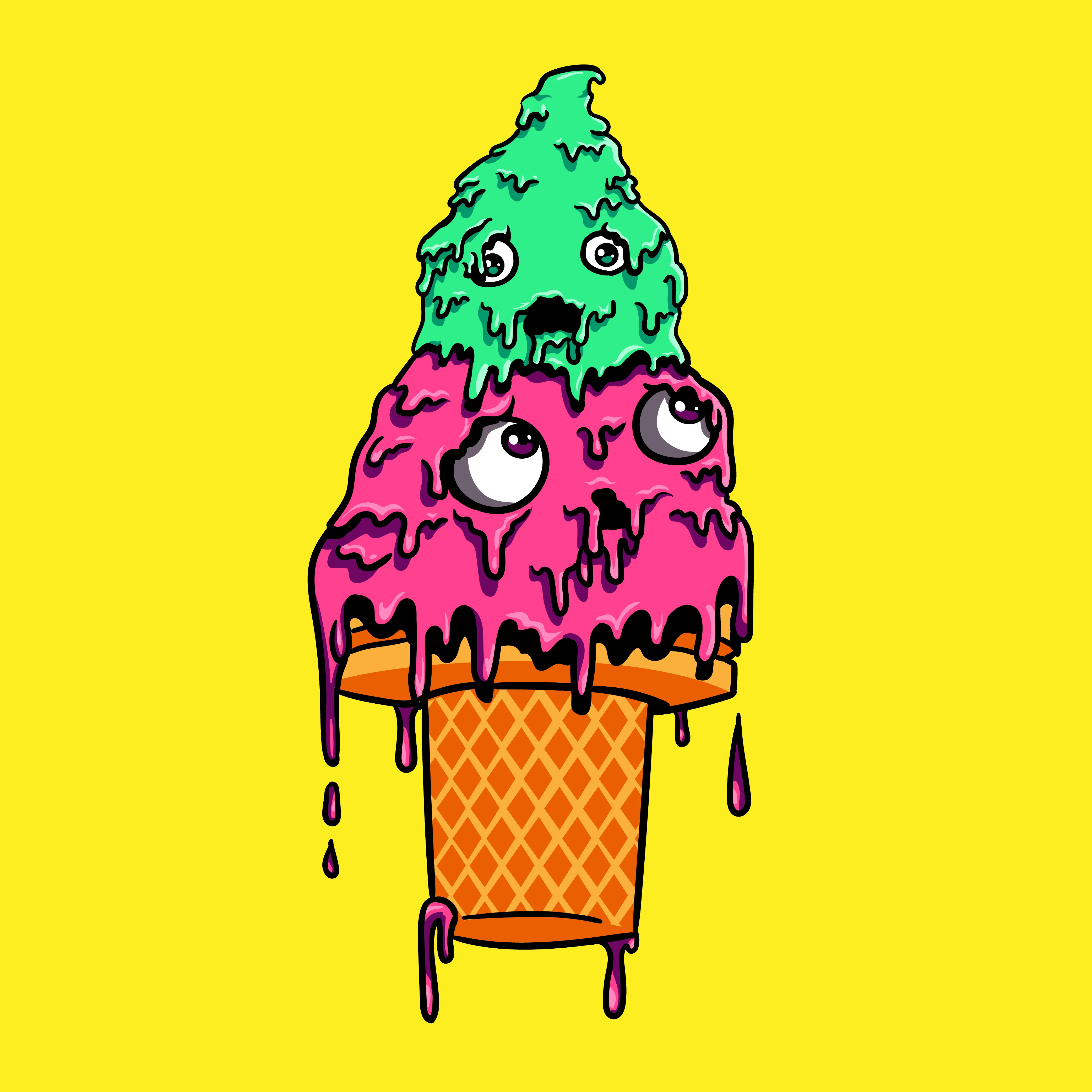 哭哭冰淇淋 Melting ice cream